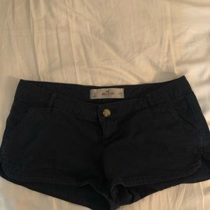 Hollister Shorts Navy Blue, Size 5 W 27